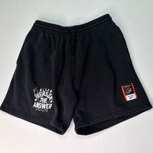 Vintage Reebok Allen Iverson The Answer Basketball Shorts Black Mens Size L‎